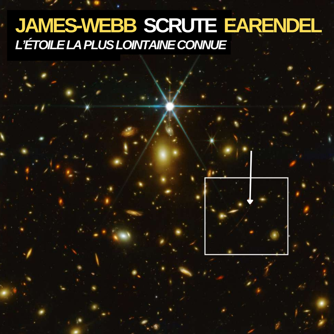 James-Webb scrute Earendel, l’étoile la plus lointaine connue